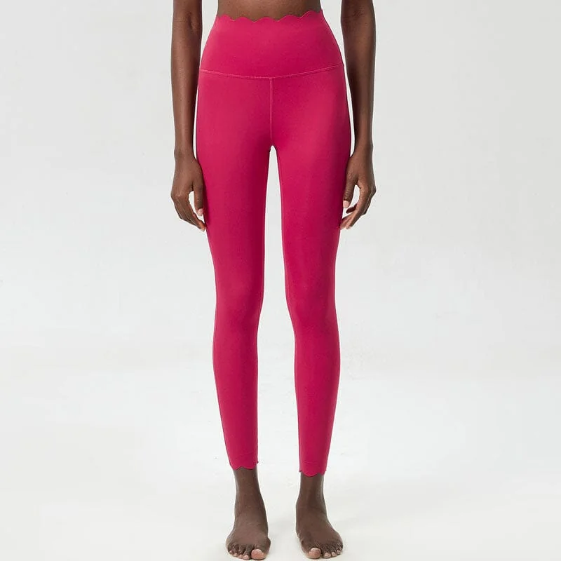 Womens Bloom Edge High-Waist Yoga Leggings