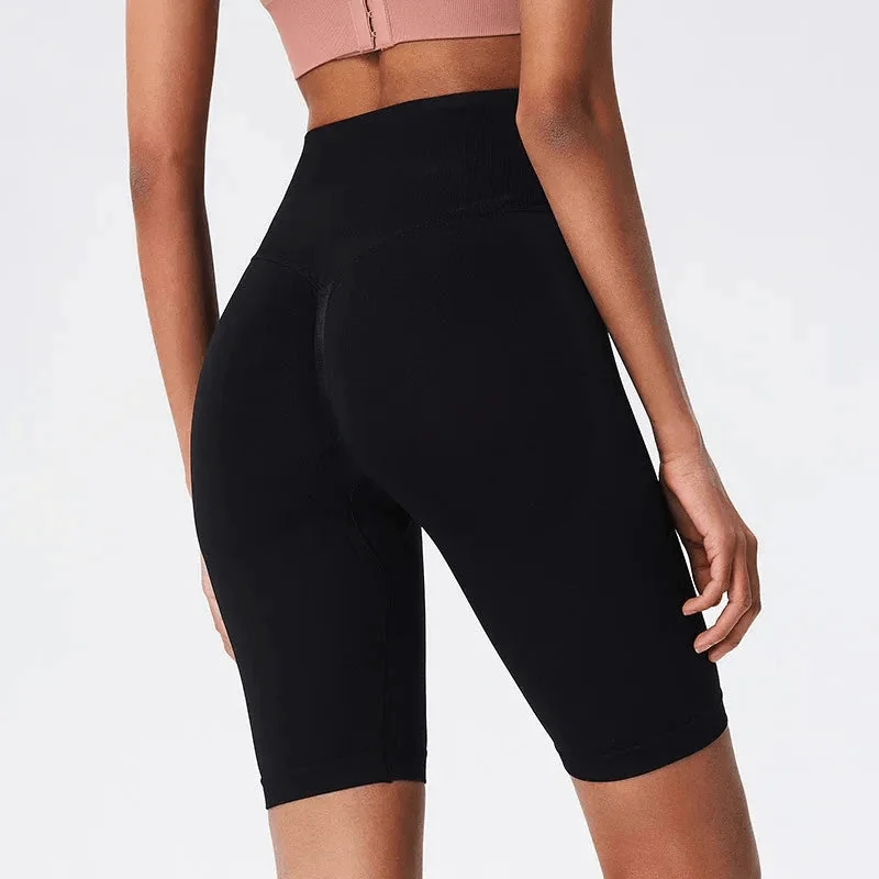 Seamless Athletic Gym Shorts for Women