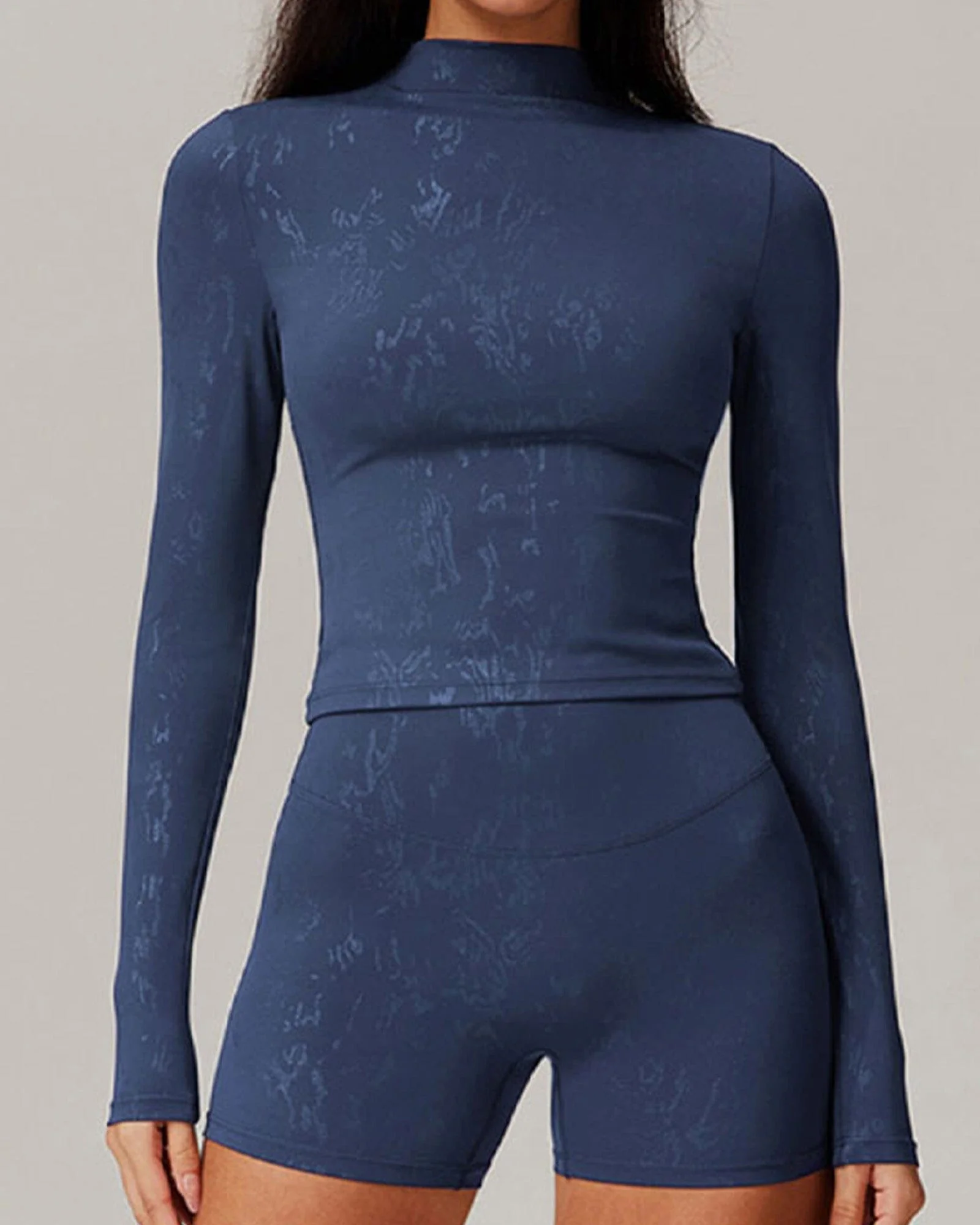 Sleek Fitness Long Sleeve Bra Top