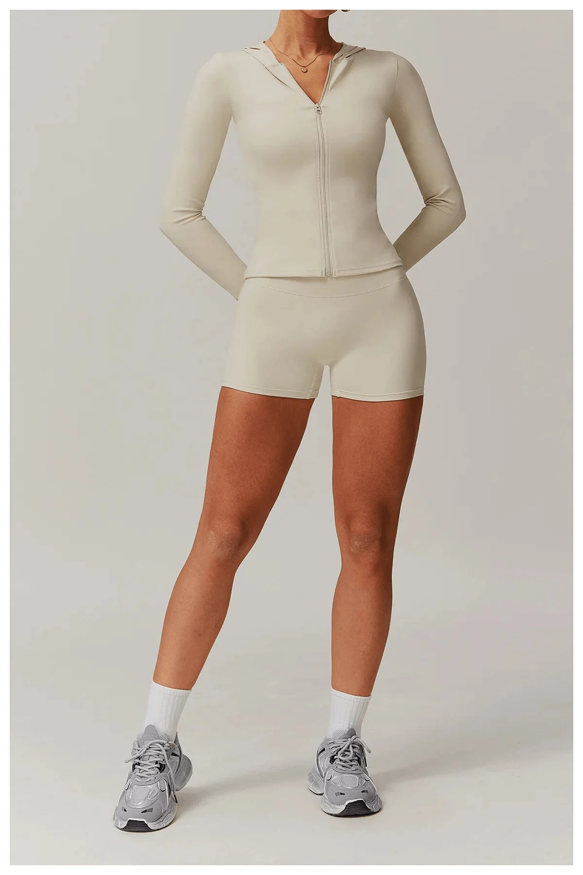 ComfortFit Long Sleeve Hooded Jacket - Workout & Yoga Essential