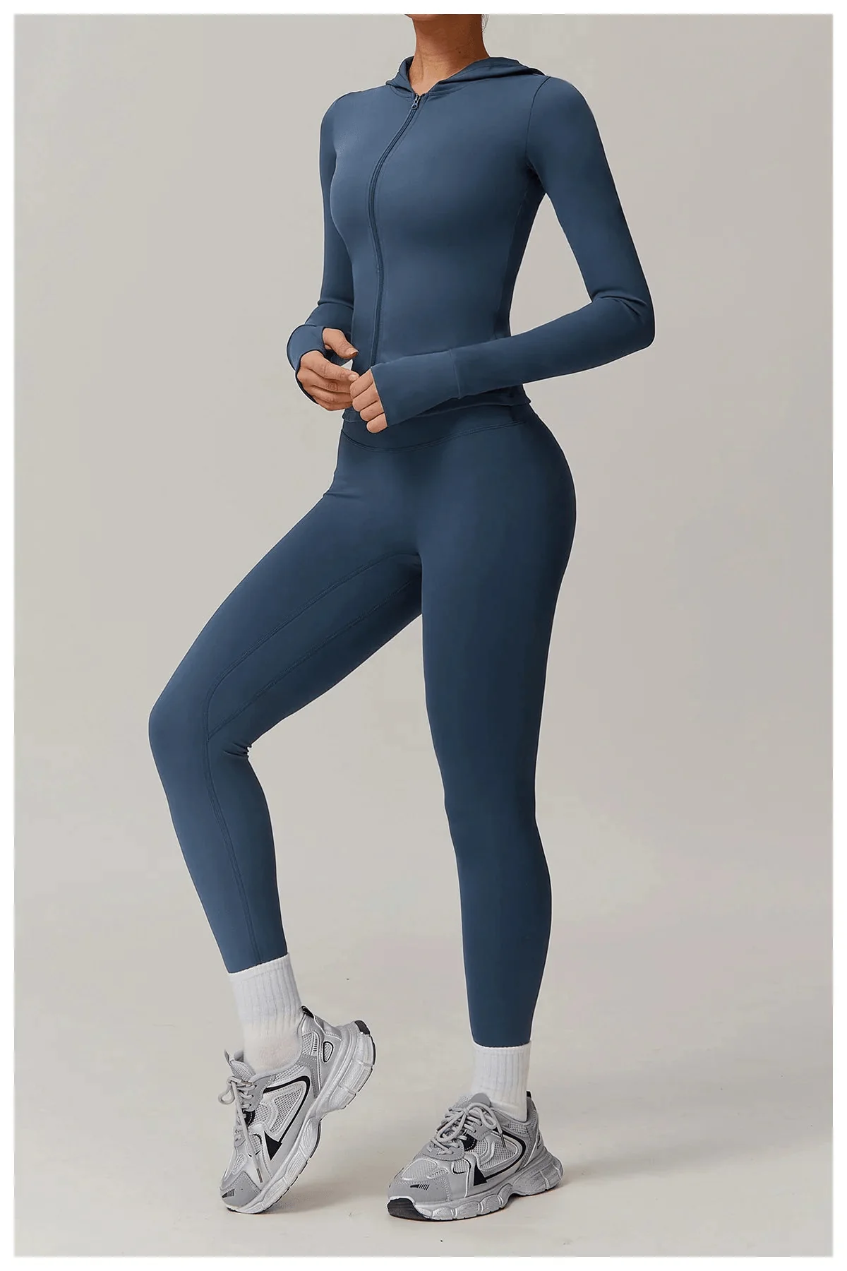 ComfortFit Long Sleeve Hooded Jacket - Workout & Yoga Essential