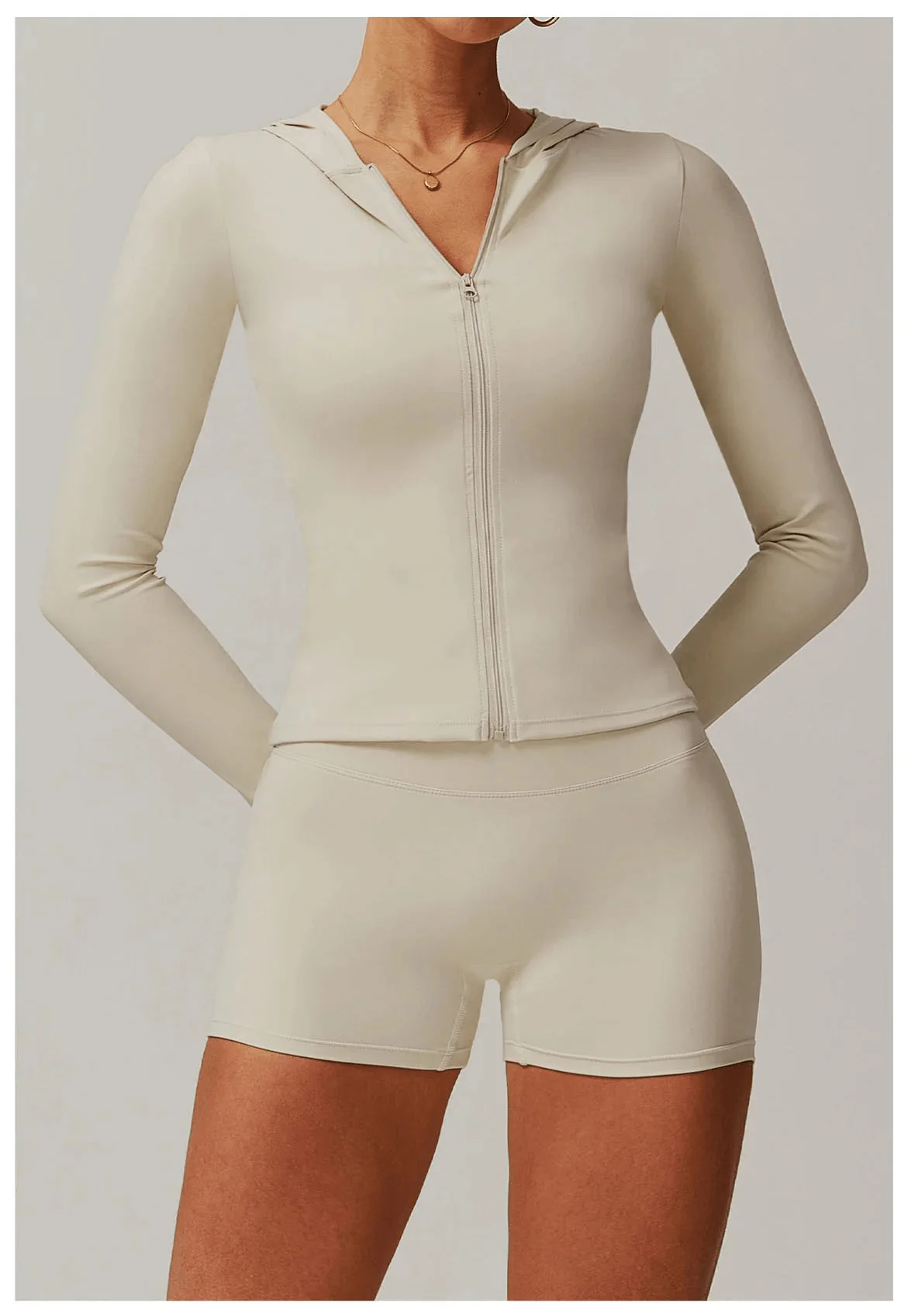 ComfortFit Long Sleeve Hooded Jacket - Workout & Yoga Essential