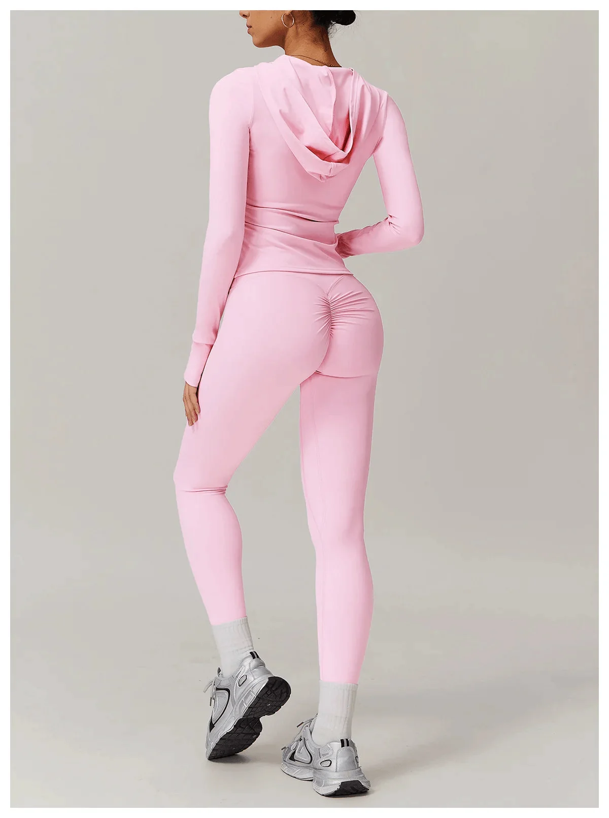 ComfortFit Long Sleeve Hooded Jacket - Workout & Yoga Essential