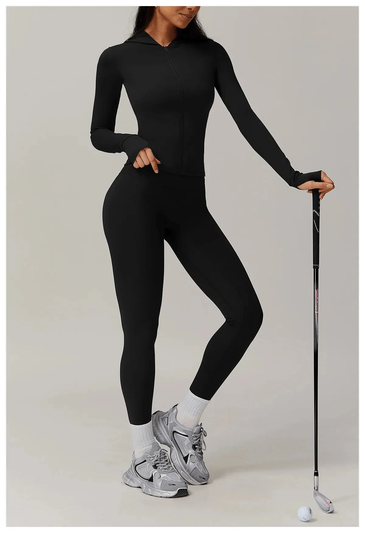 ComfortFit Long Sleeve Hooded Jacket - Workout & Yoga Essential