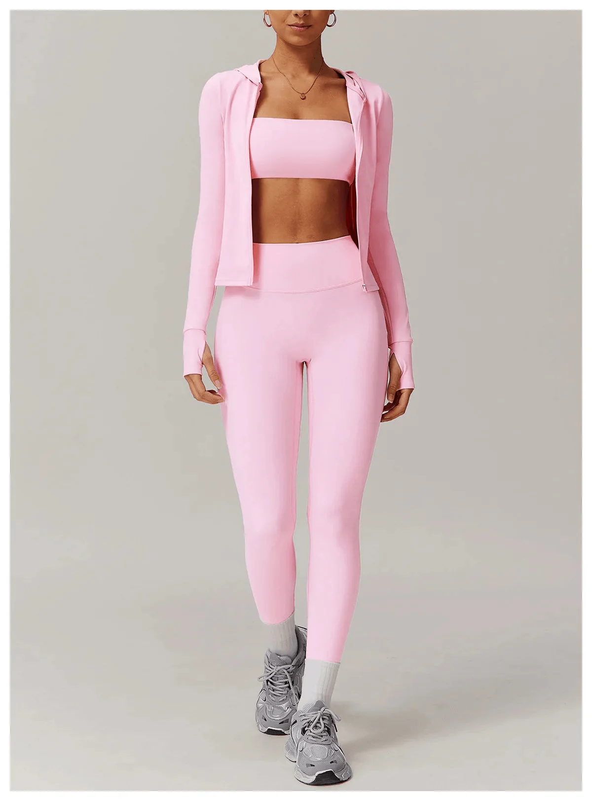 ComfortFit Long Sleeve Hooded Jacket - Workout & Yoga Essential