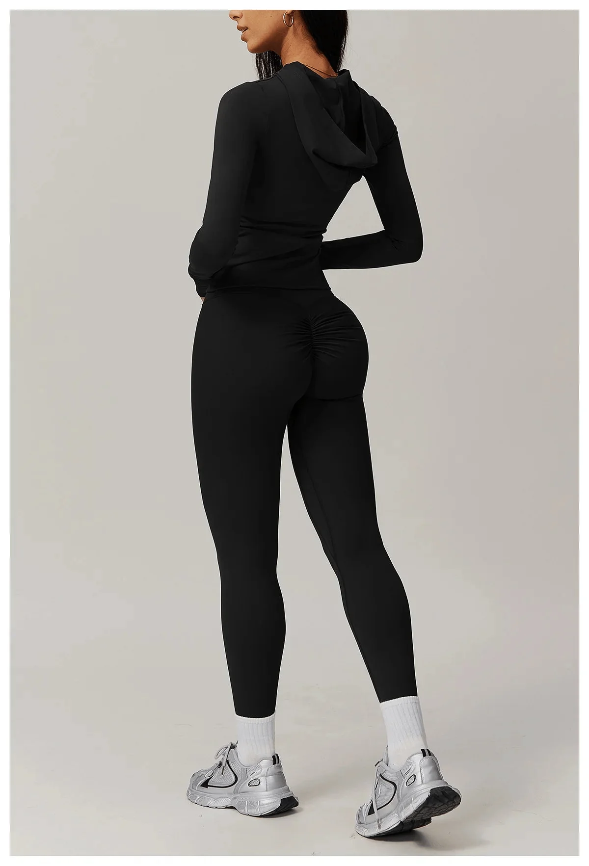 ComfortFit Long Sleeve Hooded Jacket - Workout & Yoga Essential