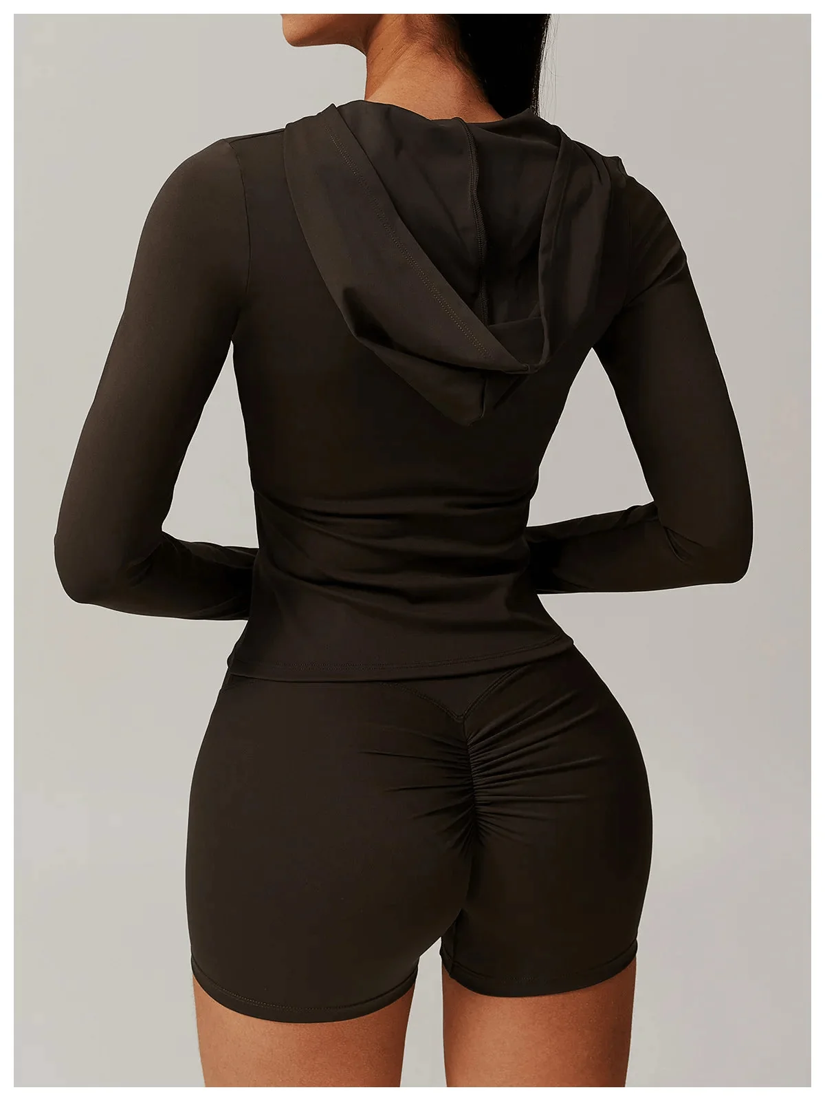 ComfortFit Long Sleeve Hooded Jacket - Workout & Yoga Essential