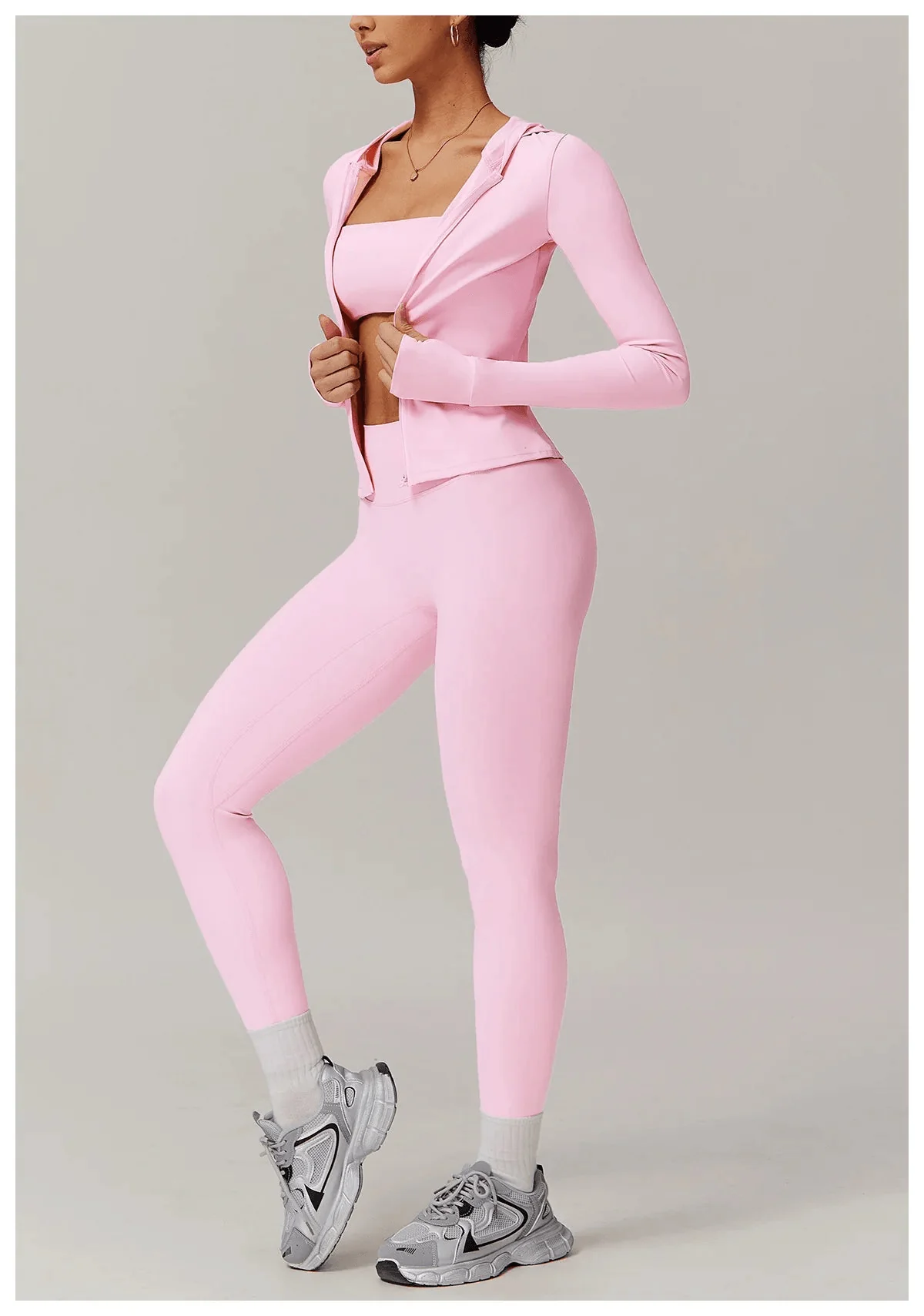 ComfortFit Long Sleeve Hooded Jacket - Workout & Yoga Essential