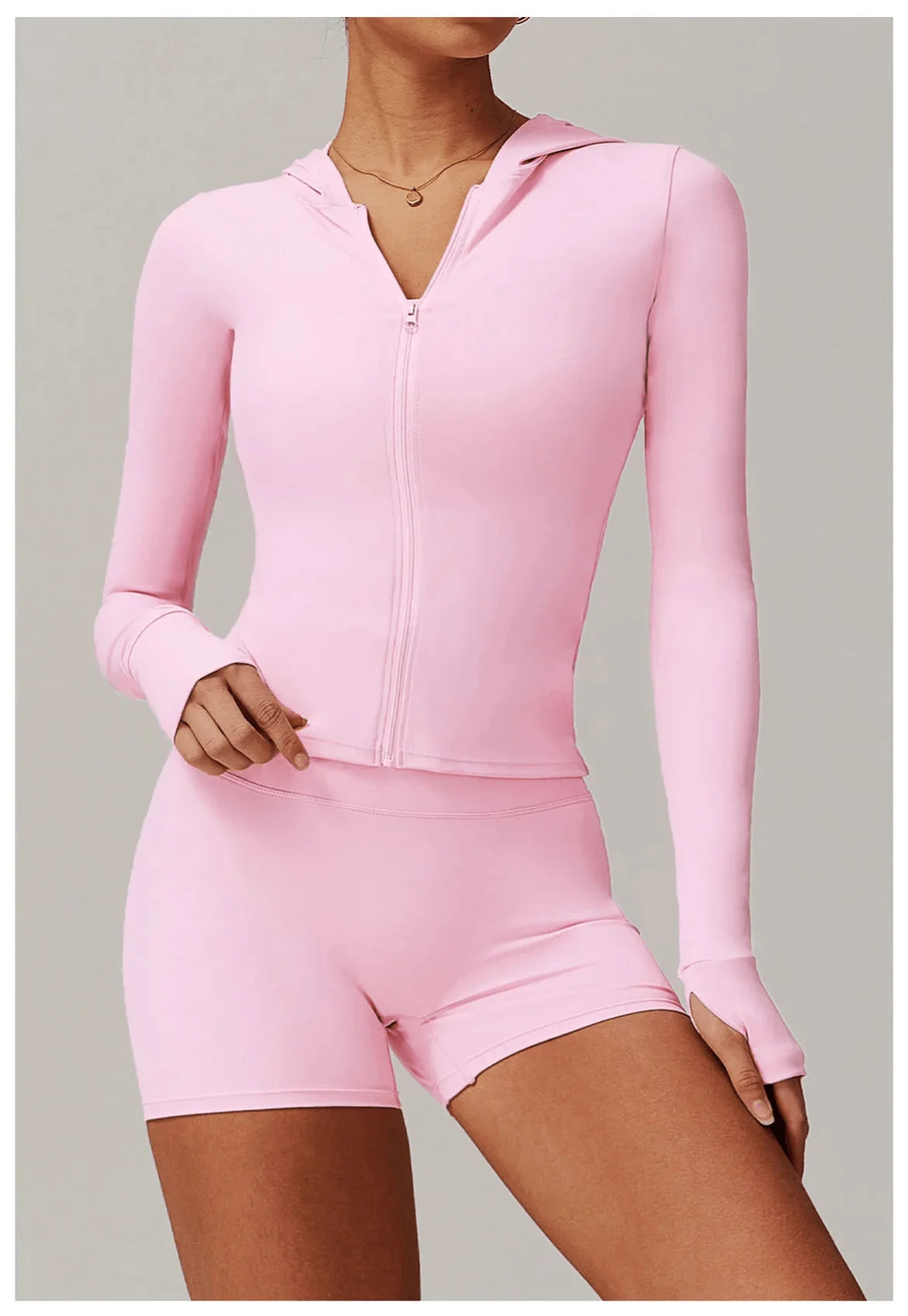 ComfortFit Long Sleeve Hooded Jacket - Workout & Yoga Essential