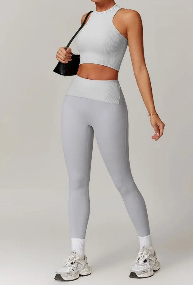 Ultimate Racerback Workout Set - Sports Bra & Leggings Combo