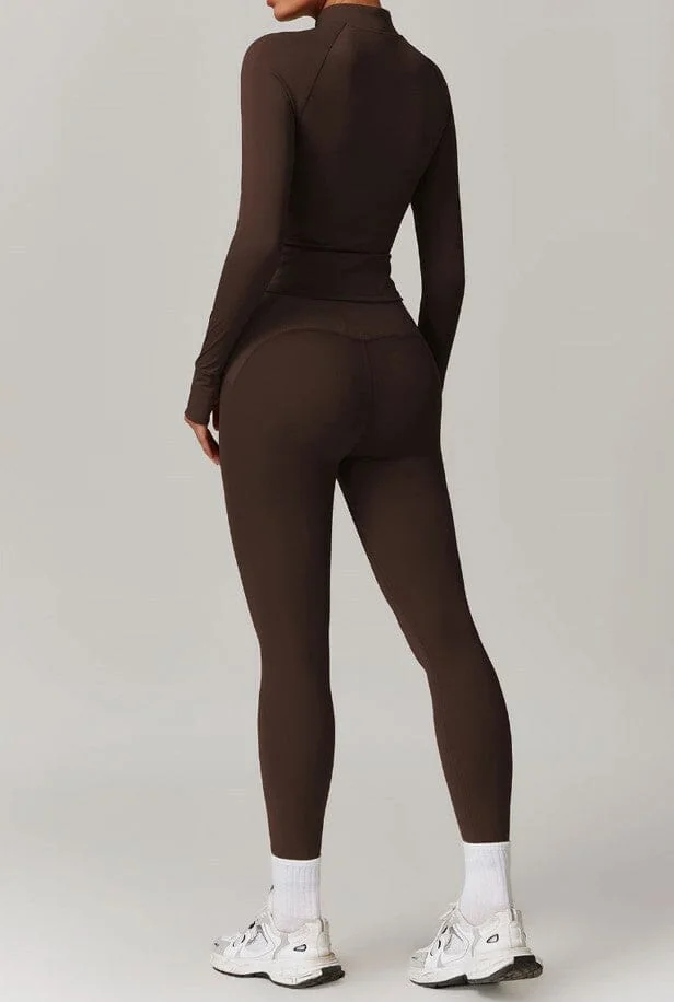 Womens Infinite Fitness Jacket Set - Leggings & Top