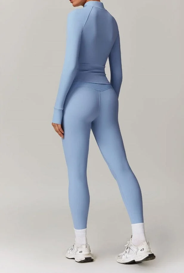Womens Infinite Fitness Jacket Set - Leggings & Top