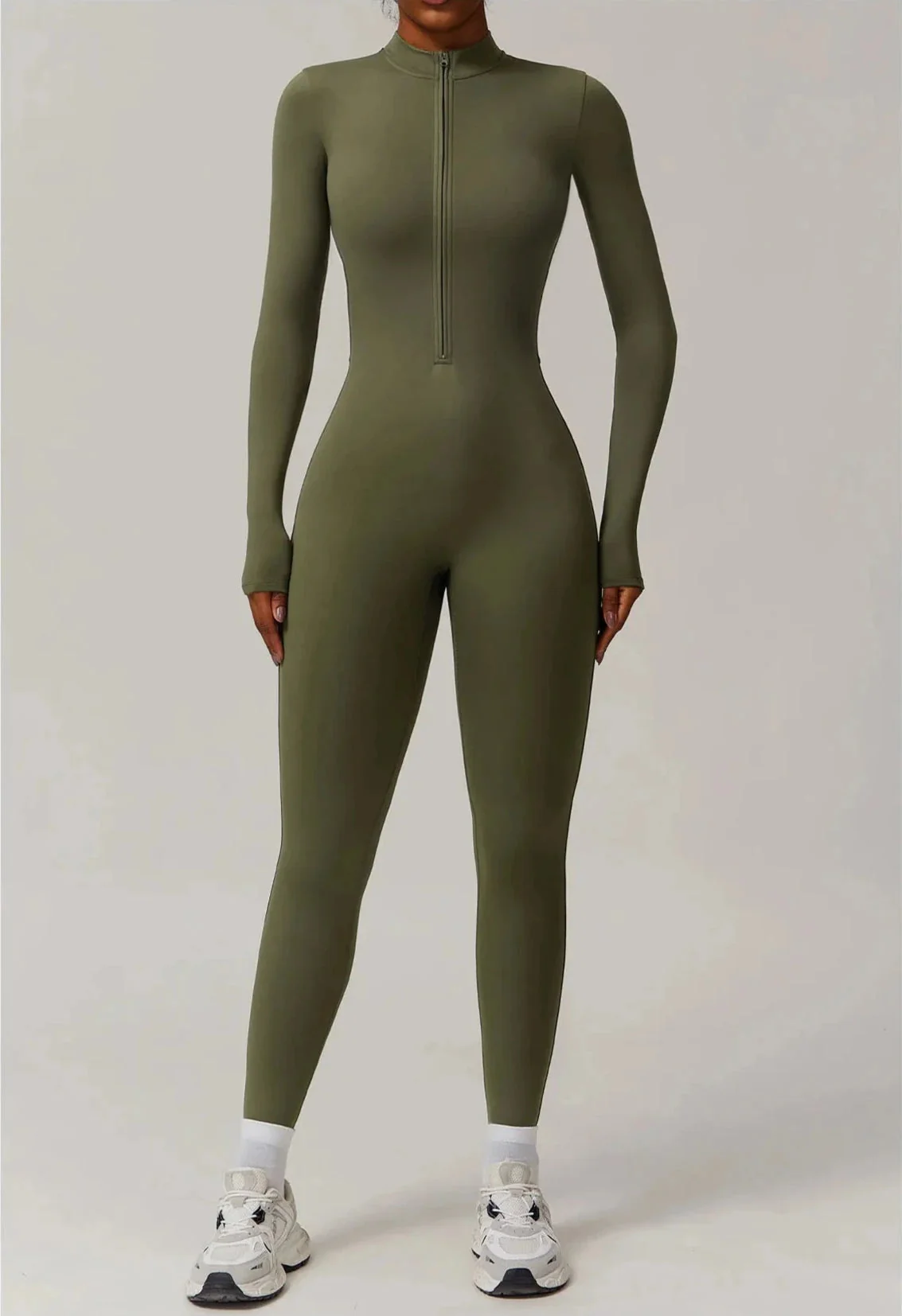 Comfortable Long Sleeve Sports Jumpsuit for Women - Breathable & Quick Dry
