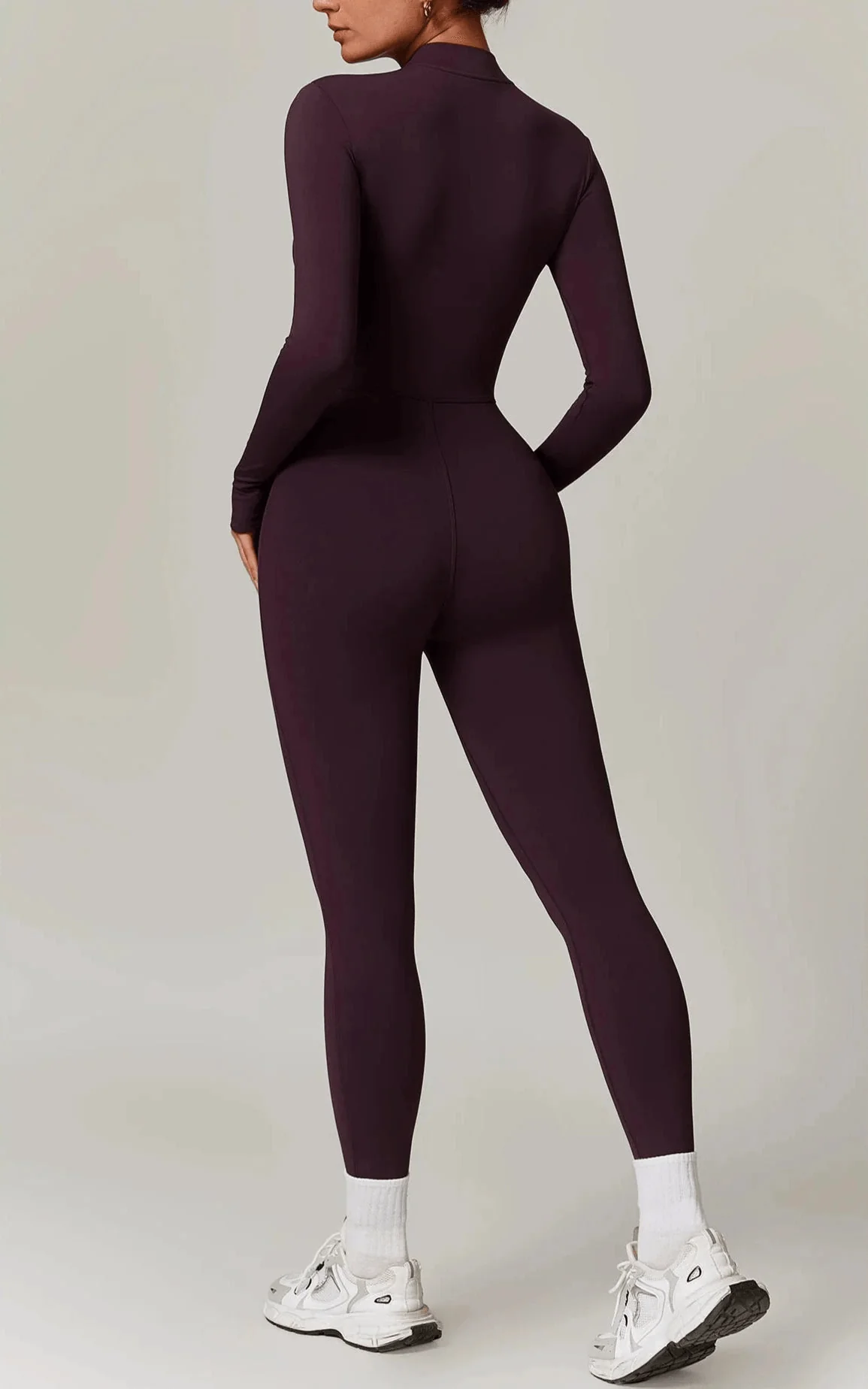 Comfortable Long Sleeve Sports Jumpsuit for Women - Breathable & Quick Dry