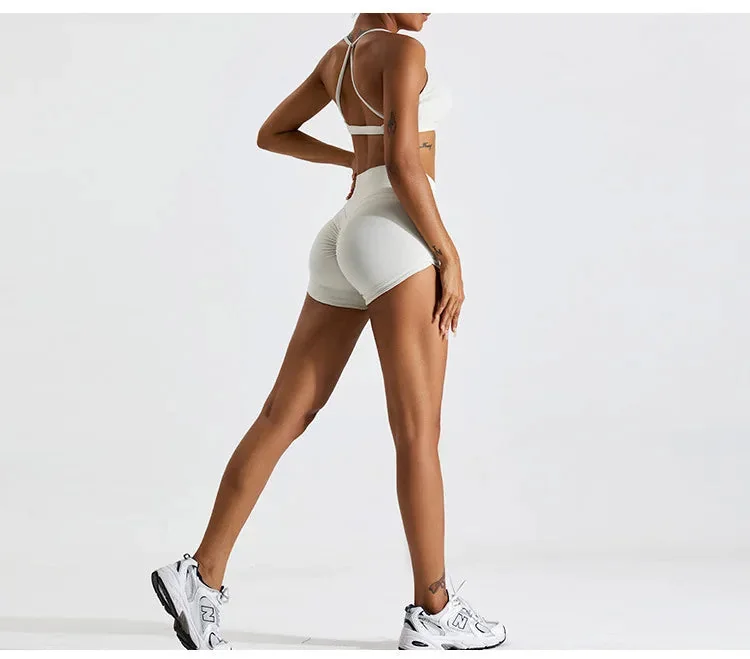 Lotus Gray Push Up Sports Bra - Comfort & Support