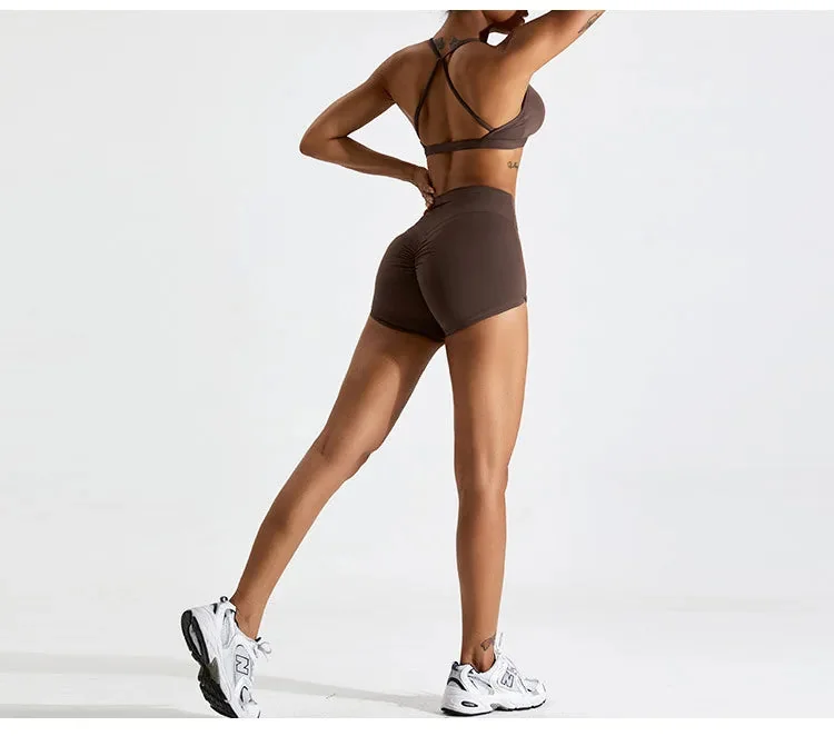 Lotus Gray Push Up Sports Bra - Comfort & Support