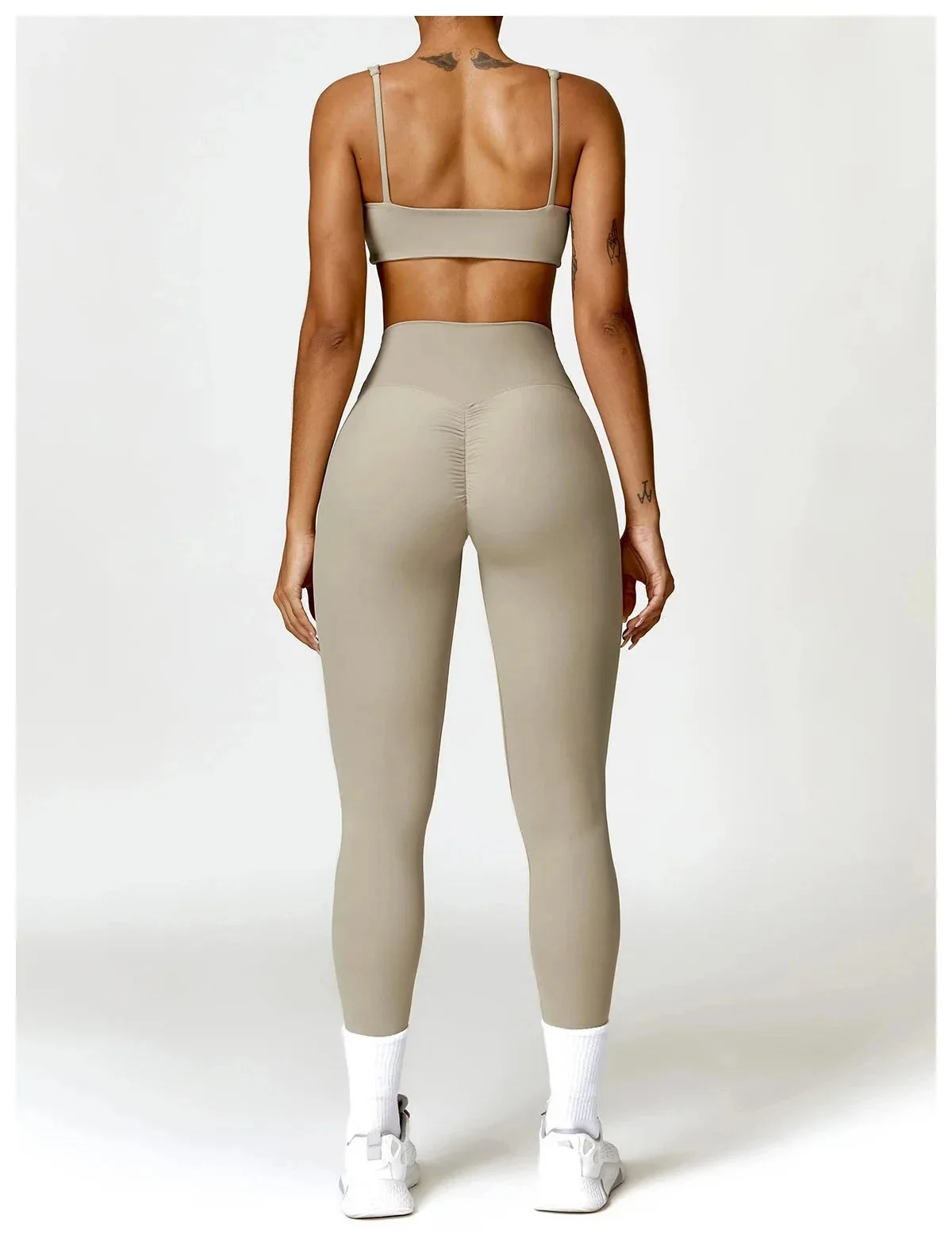 Flex Comfort High-Waist Performance Bra and Leggings Set