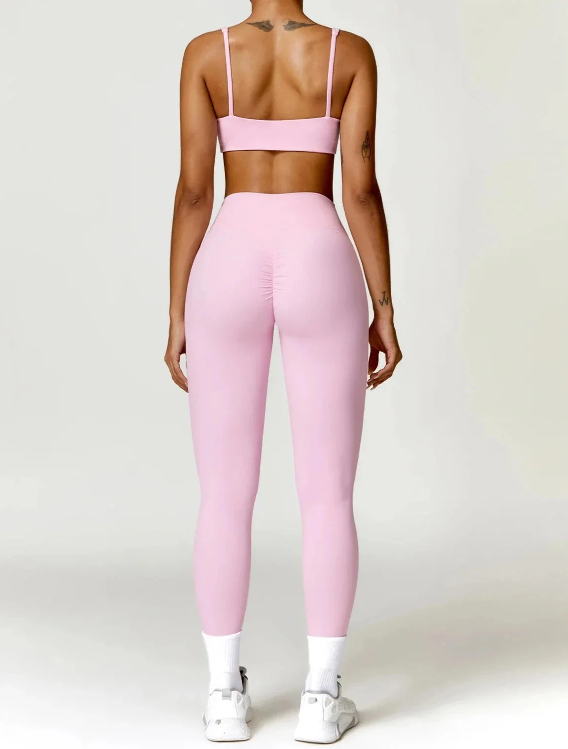 Flex Comfort High-Waist Performance Bra and Leggings Set