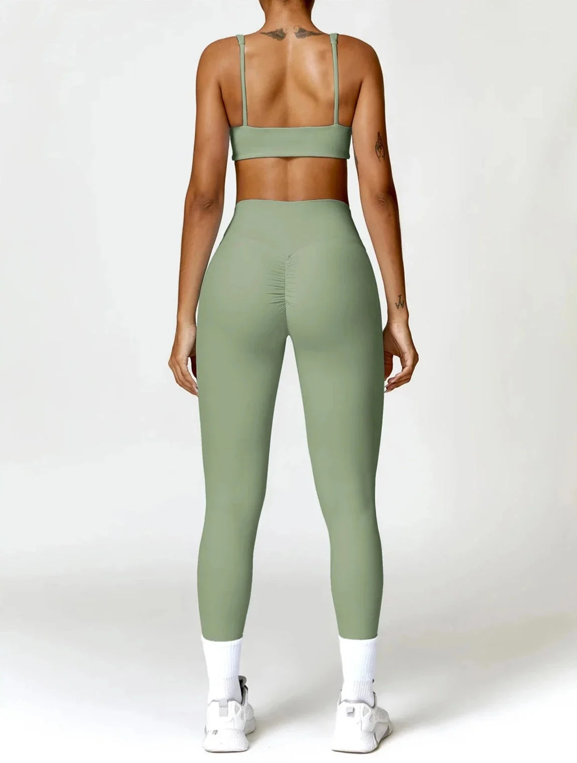 Flex Comfort High-Waist Performance Bra and Leggings Set