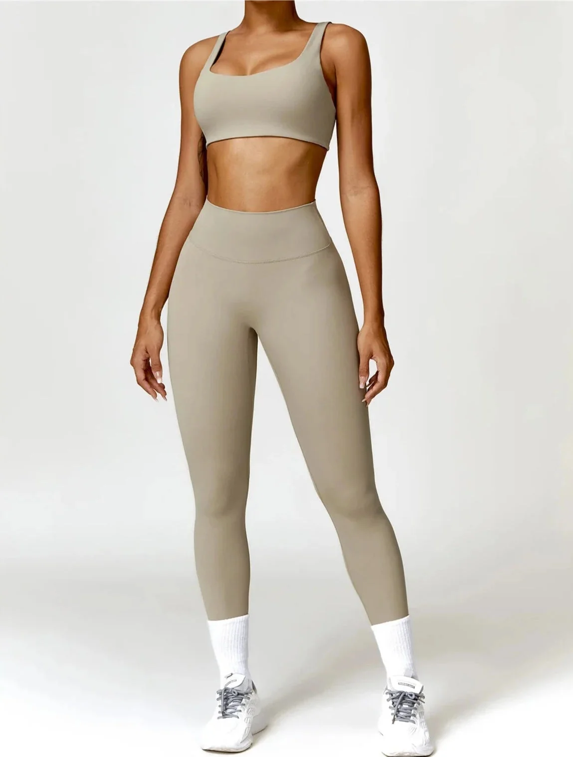 Flex Comfort High-Waist Performance Bra and Leggings Set