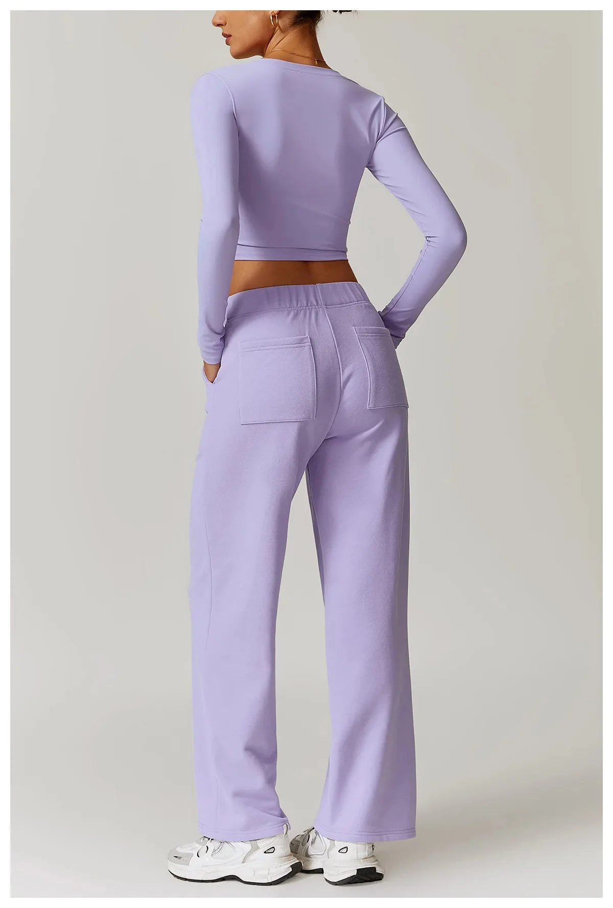 Comfort Obsession Gym Pants - Womens Long Sleeve Set