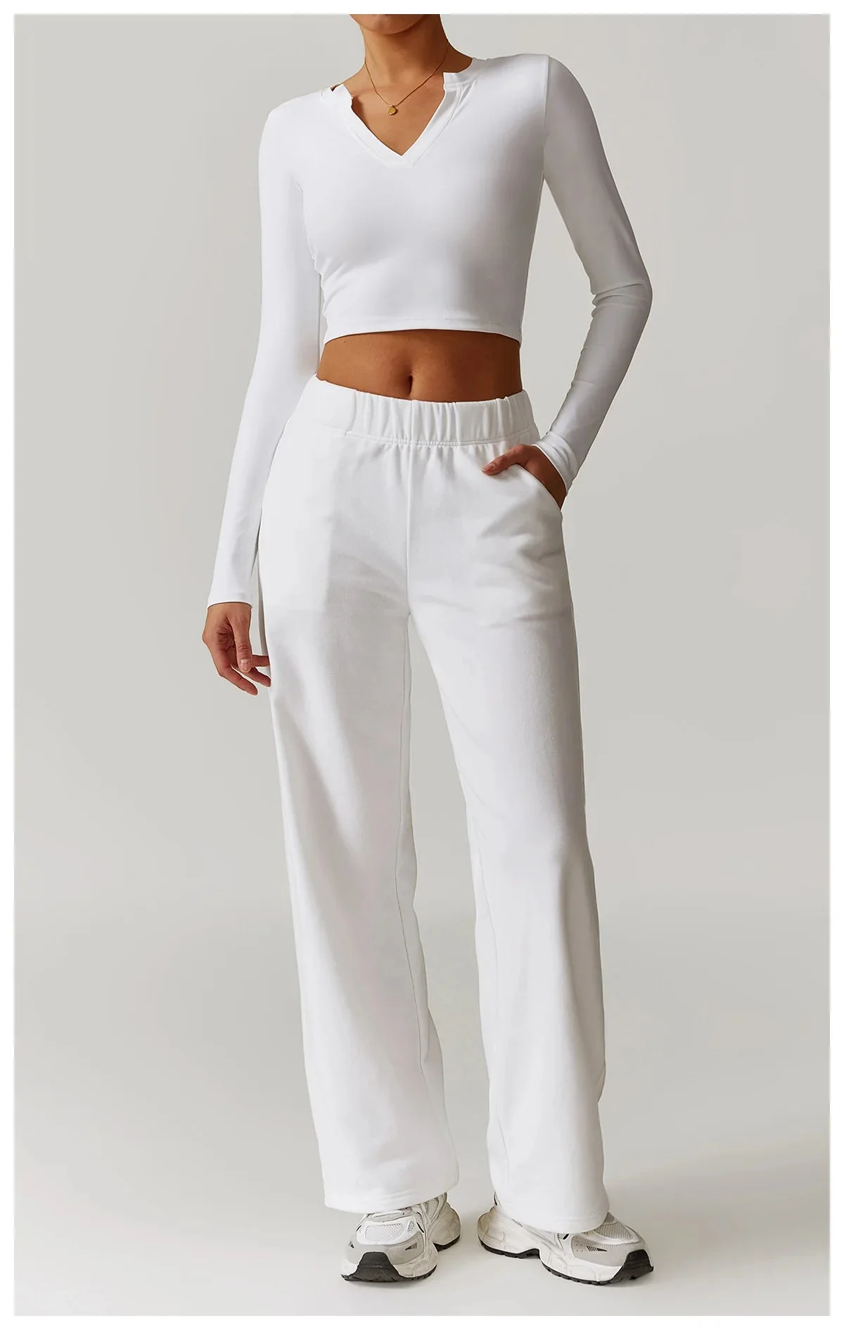 Comfort Obsession Gym Pants - Womens Long Sleeve Set