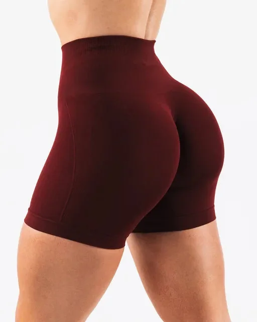 Seamless Comfort Gym Shorts for Women | Sand Color