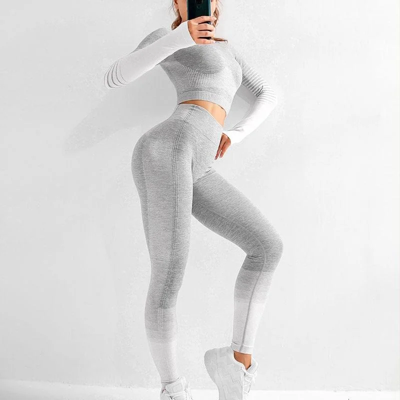 Pink Seamless Fitness Leggings