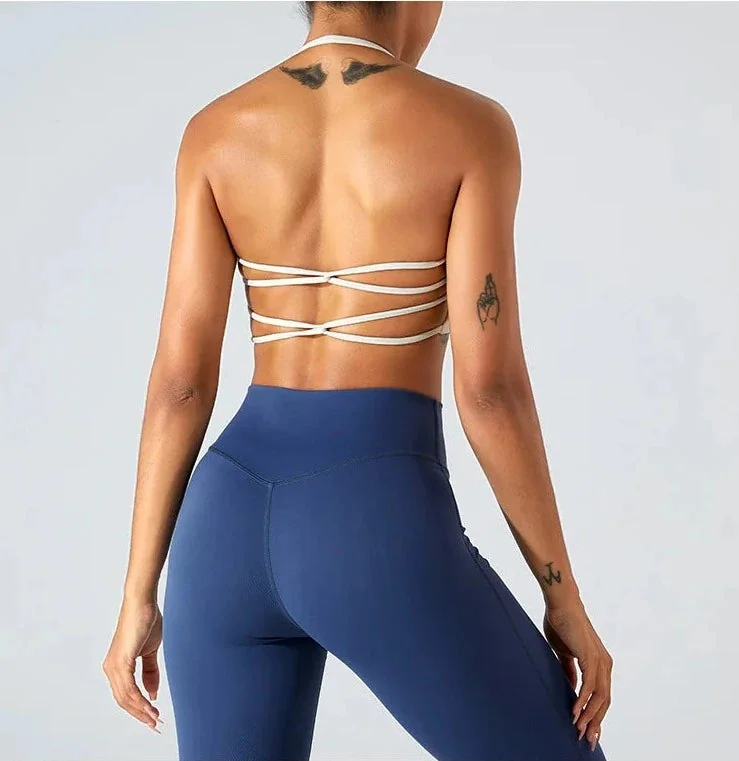 Cross Back Sports Bra for Active Women