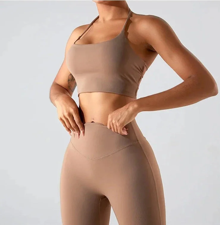 Cross Back Sports Bra for Active Women