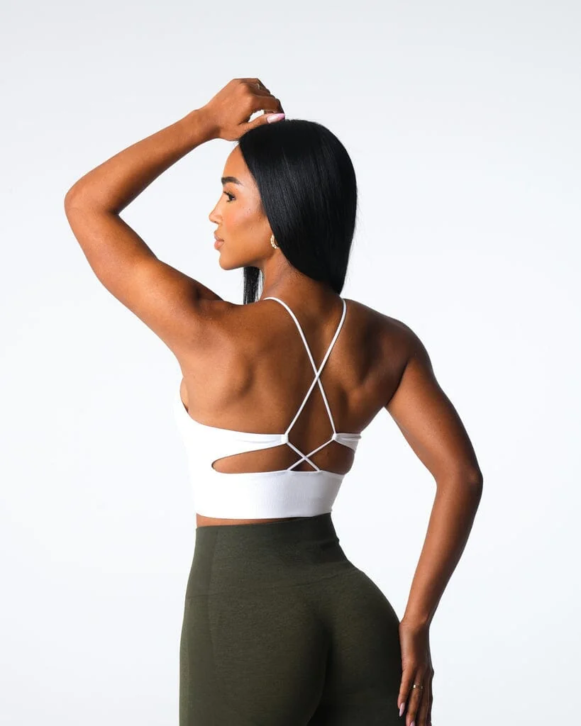 Backless Sports Bra Top - Breathable Comfort Fit