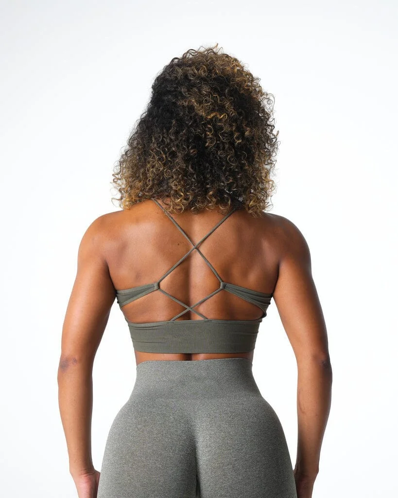 Backless Sports Bra Top - Breathable Comfort Fit
