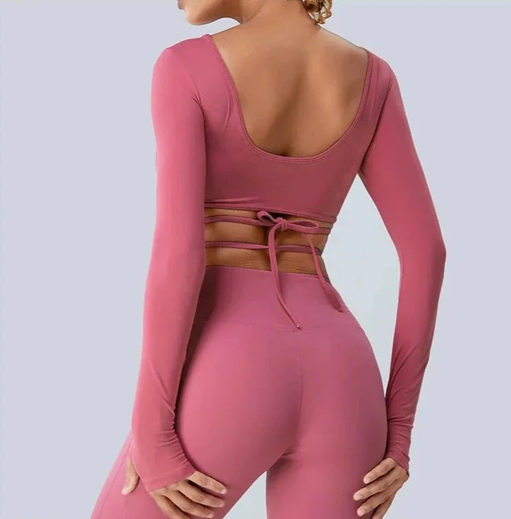 Frost Fit Breathable Long Sleeve Bra Top