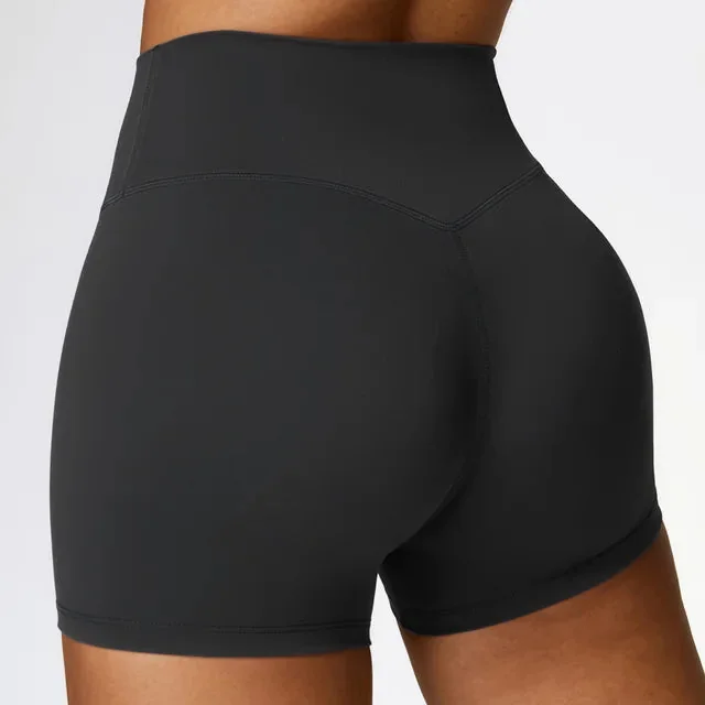 High Waist Compression Shorts for Daily Fitness | Dry Fit Breathable Material