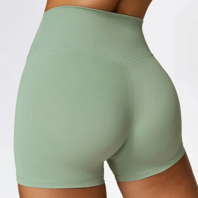 High Waist Compression Shorts for Daily Fitness | Dry Fit Breathable Material