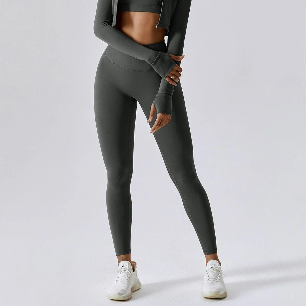 Versatile High Waist Yoga Leggings - Hip Lifting and Booty Scrunch Design