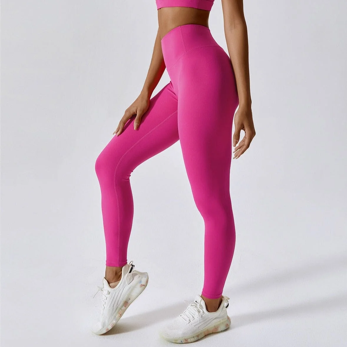 Versatile High Waist Yoga Leggings - Hip Lifting and Booty Scrunch Design