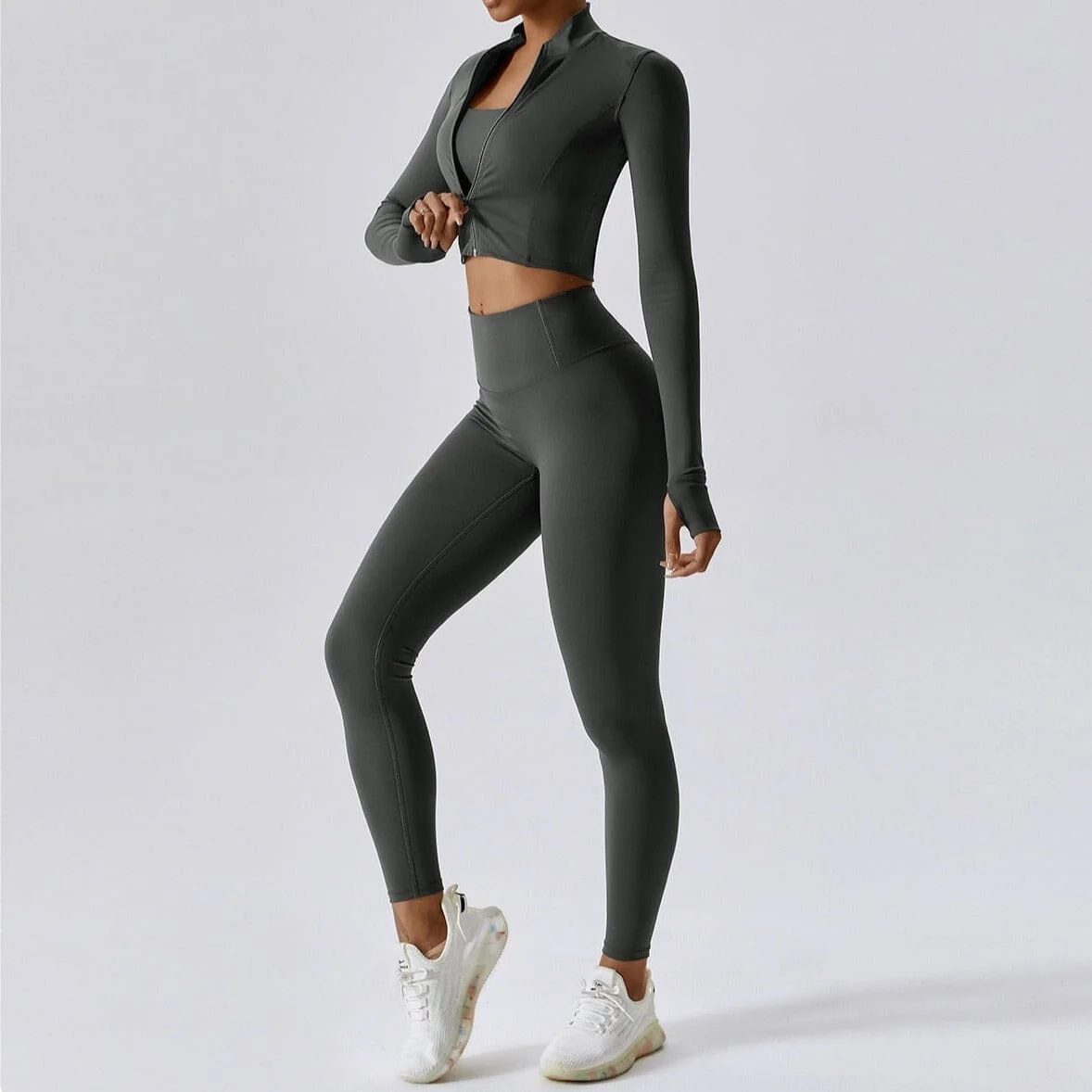 Versatile High Waist Yoga Leggings - Hip Lifting and Booty Scrunch Design