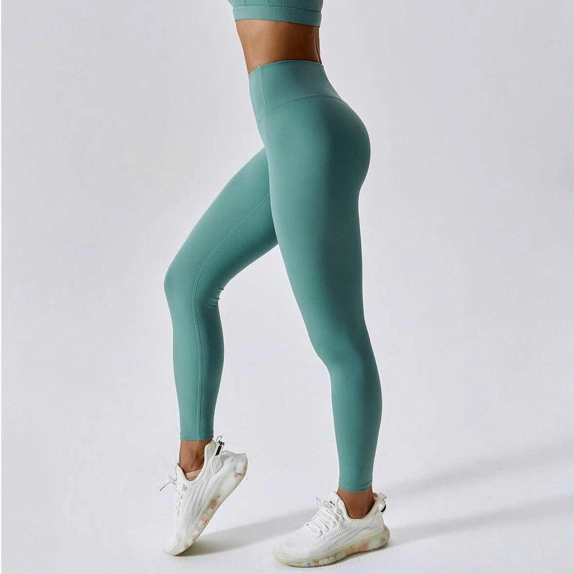 Versatile High Waist Yoga Leggings - Hip Lifting and Booty Scrunch Design