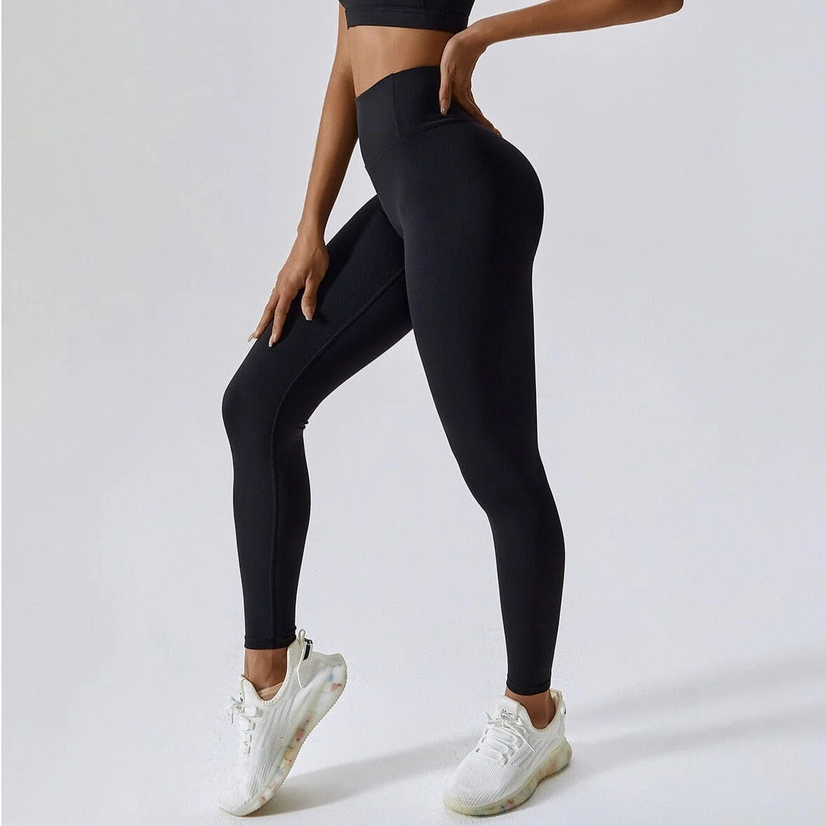 Versatile High Waist Yoga Leggings - Hip Lifting and Booty Scrunch Design