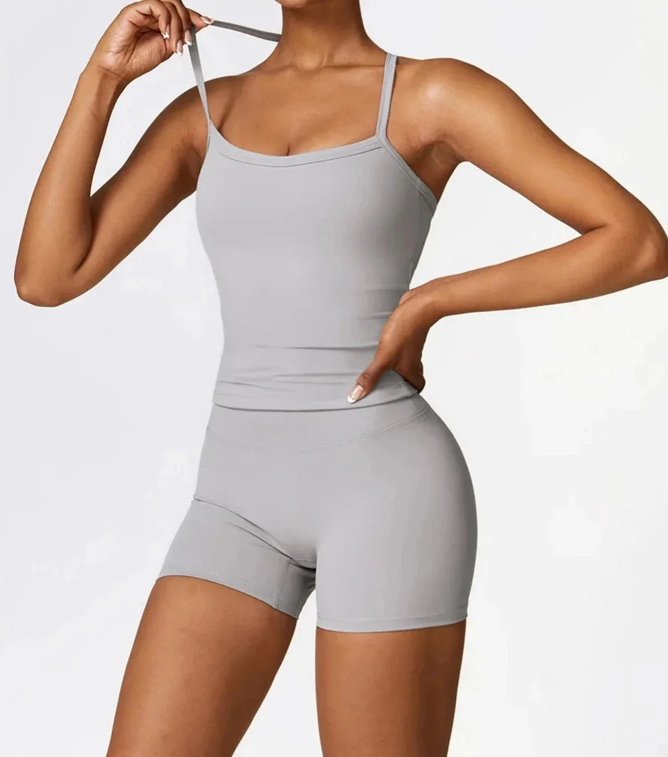 Womens Frosty Grey Comfort Bra Top