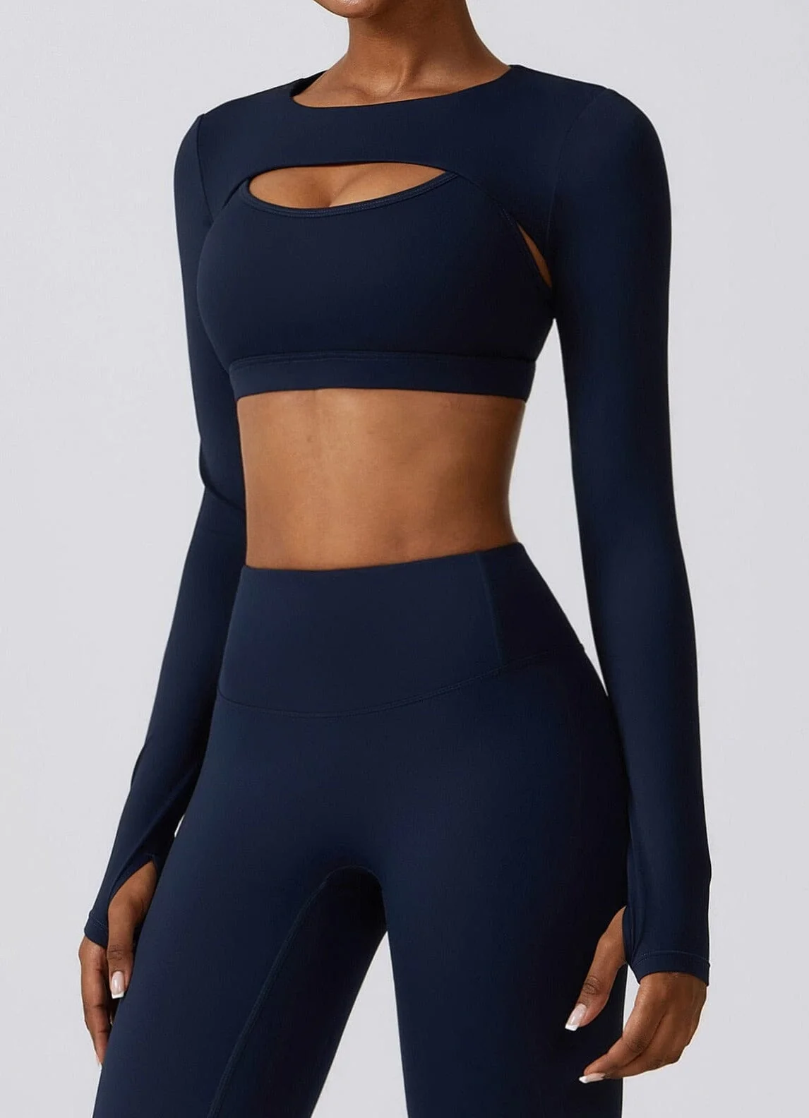 Womens Seamless Sports Bra and Leggings Set