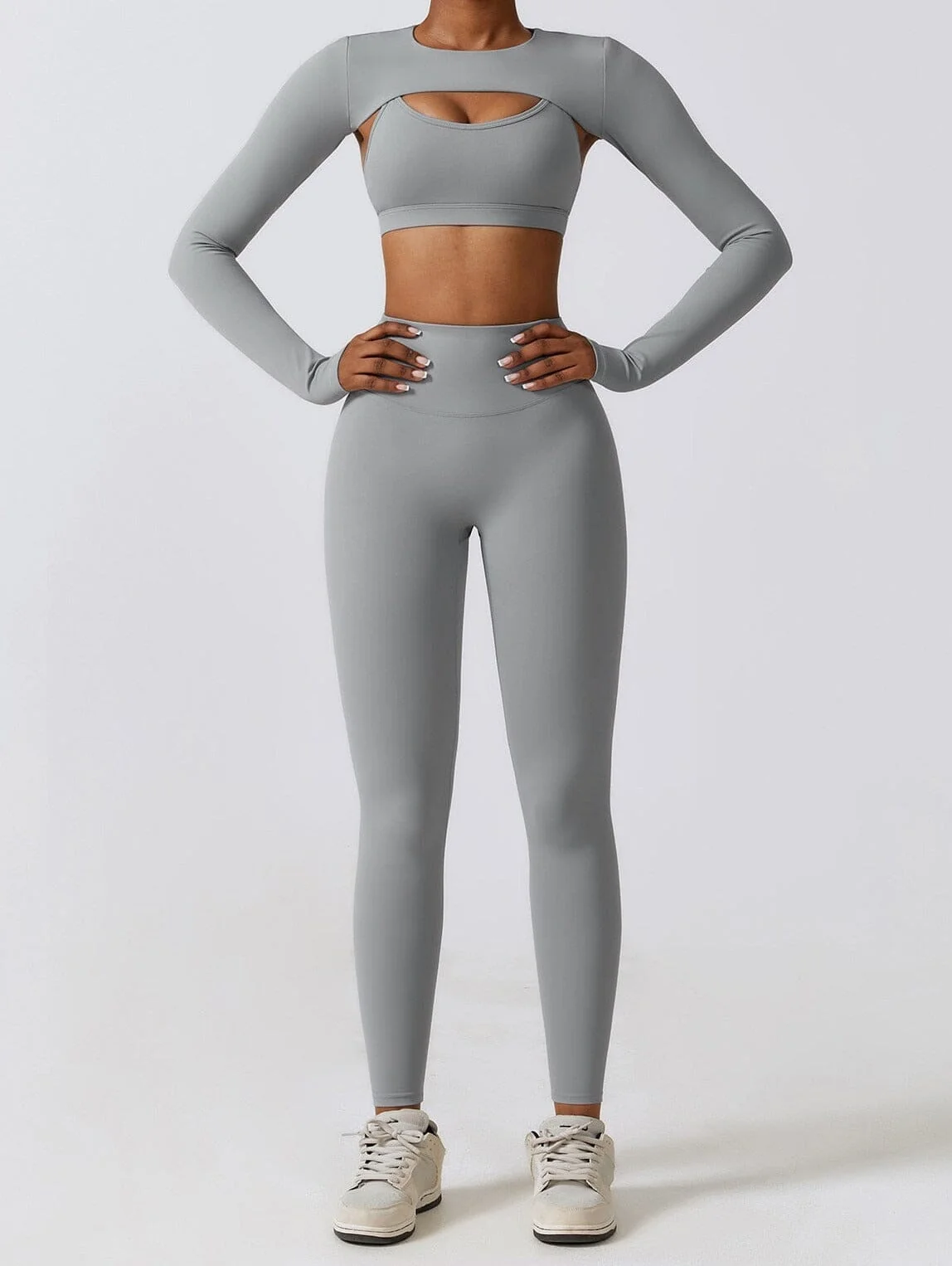 Womens Seamless Sports Bra and Leggings Set