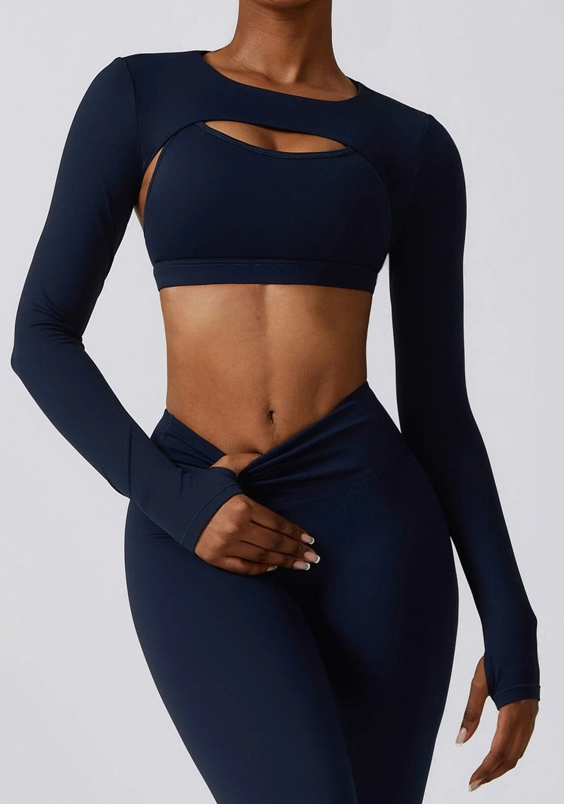 Womens Seamless Sports Bra and Leggings Set