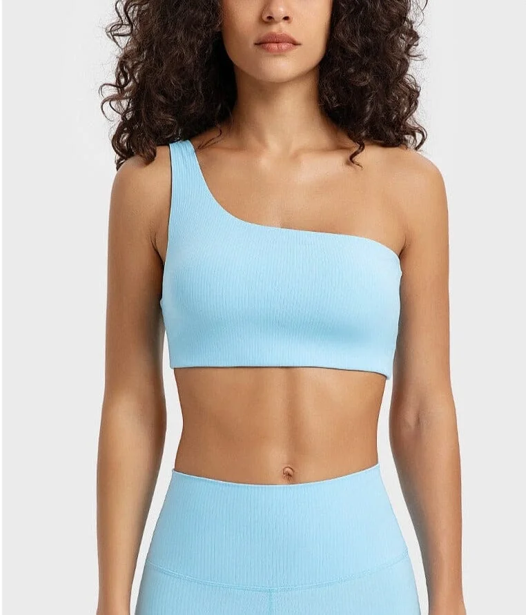 Comfort Fit One-Strap Athletic Bra
