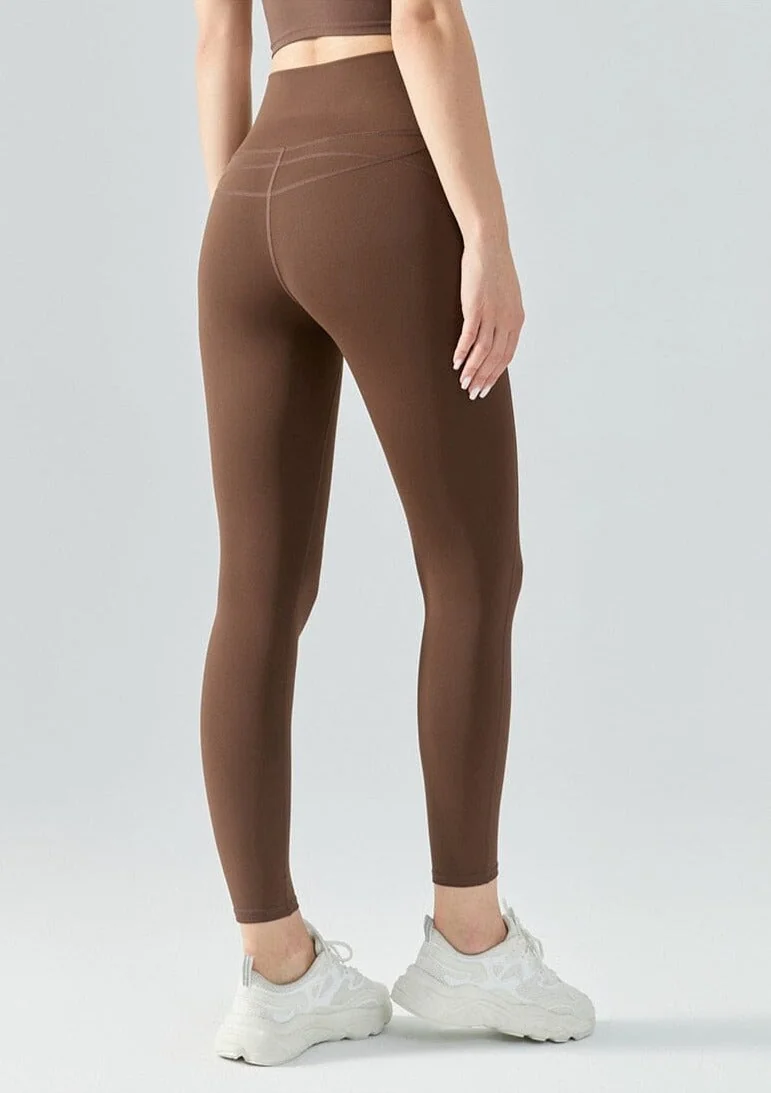 High Waist Fleece-Lined Athletic Leggings