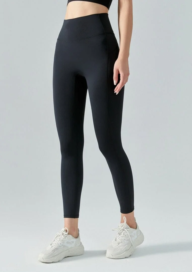 High Waist Fleece-Lined Athletic Leggings
