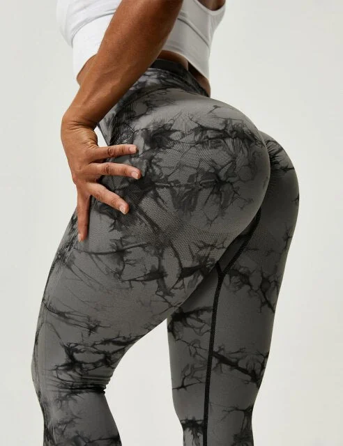 Scrunch Fitness Leggings - Premium Marble Design