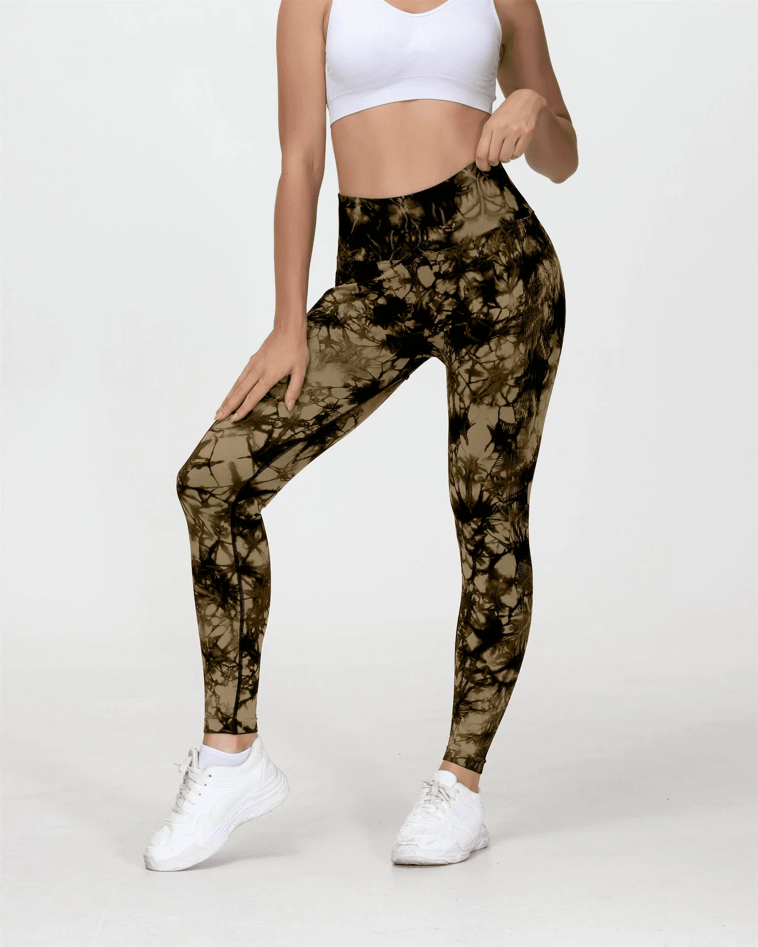 Scrunch Fitness Leggings - Premium Marble Design
