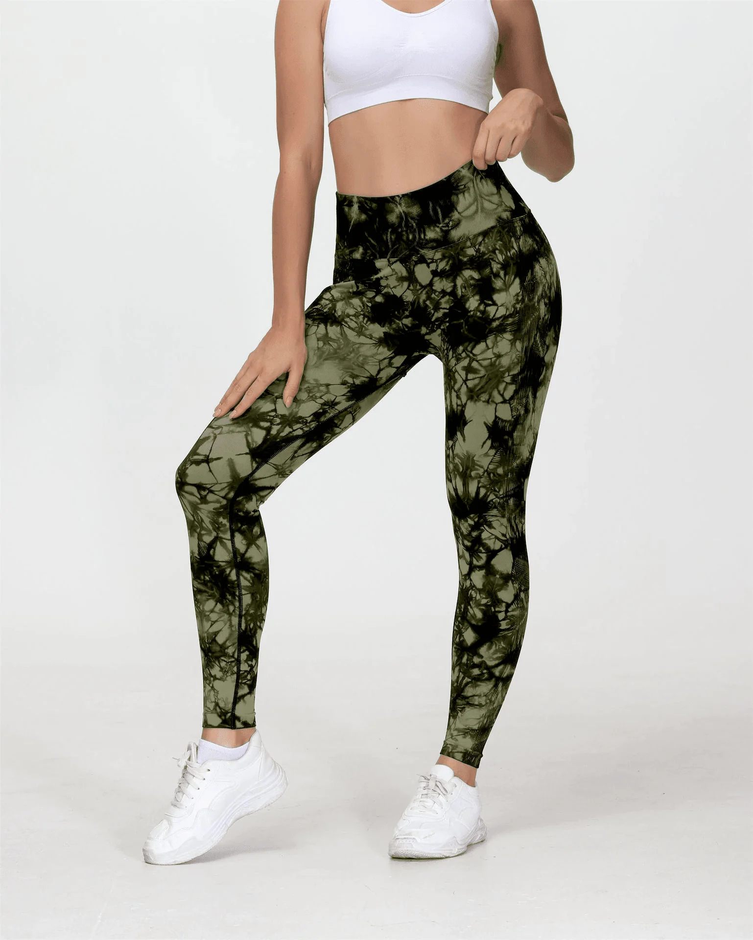 Scrunch Fitness Leggings - Premium Marble Design